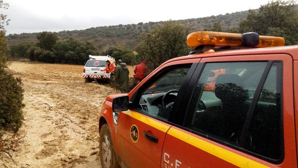 Un voluntario de Molina encuentra vivo al hombre de 62 años desaparecido en Fuentelsaz