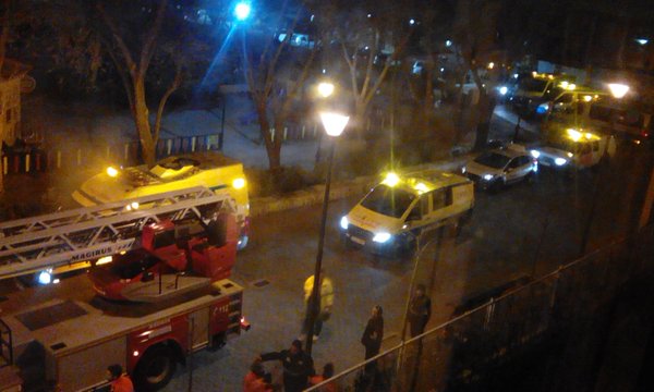 Dos ancianos heridos en el incendio de la residencia de Alovera