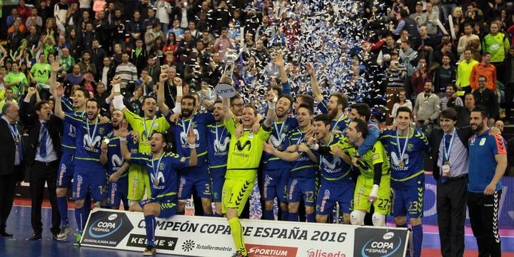 El Movistar Inter se impone en la Copa de España de Fútbol Sala celebrada en Guadalajara