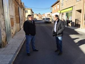 La Diputación lleva a cabo obras de pavimentación de calles en Alovera, Yunquera de Henares y Marchamalo