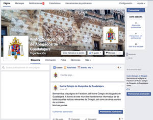 El Ilustre Colegio de Abogados de Guadalajara estrena perfiles en las redes sociales para mejorar la comunicaci&#243;n