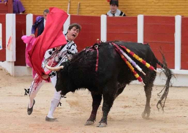 Enrique Ponce abre la puerta grande del coso de Las Cruces en la corrida goyesca de Guadalajara