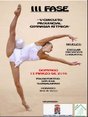 Celebrada en el San José la III Fase del Circuito Provincial de Rítmica