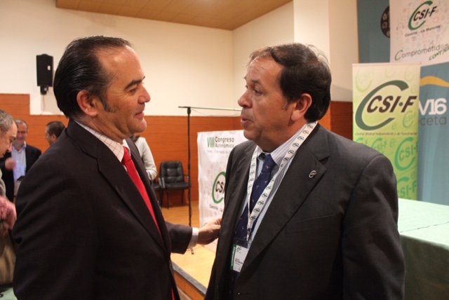 Gregorio destaca la profesionalidad de CSI-F CLM y el papel que desempeña en el buen funcionamiento de la administración