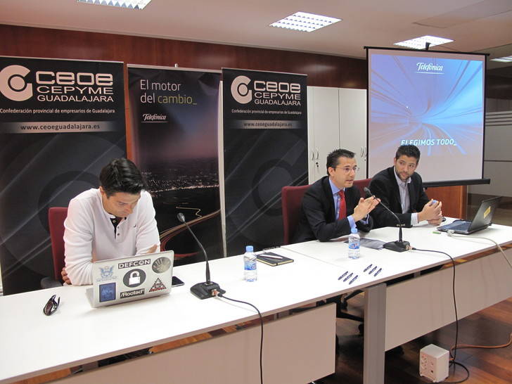 Telefónica conciencia a los empresarios de Guadalajara de la importancia de la seguridad en sus empresas