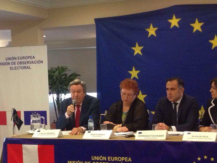 Luis de Grandes preside la Misión de Observación del Parlamento Europeo que viajó a Lima