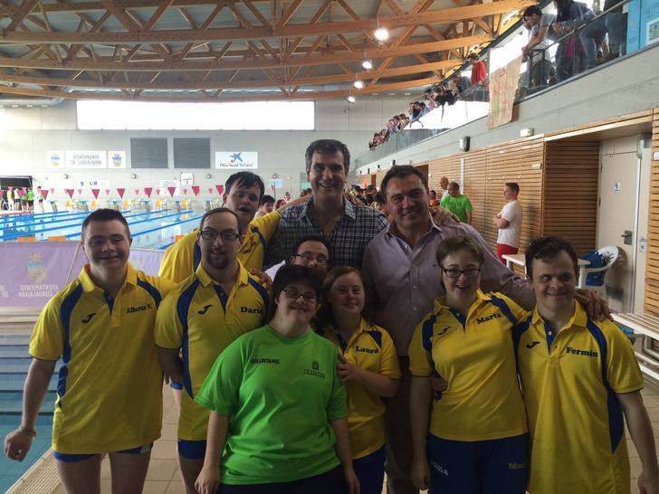 Román participa en la entrega de Premios del Torneo Interautonómico de Natación para Personas con Síndrome de Down