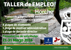 Horche crea un Taller de Empleo para regenerar y proteger entornos naturales y urbanos del municipio