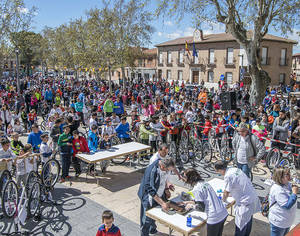 Fin de semana sobre ruedas en Marchamalo animado por las buenas temperaturas