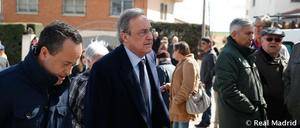 El Real Madrid dio su último adiós a Pedro de Felipe en Horche