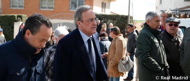 El Real Madrid dio su último adiós a Pedro de Felipe en Horche