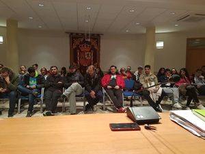 Las peñas y el equipo de Gobierno de Cabanillas se reúnen para preparar las fiestas de mayo