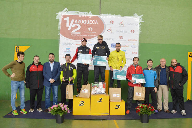 Ricardo Serrano y Rosa Teresi Morales se imponen en la Media Maratón Azuqueca Chemo-Liconsa