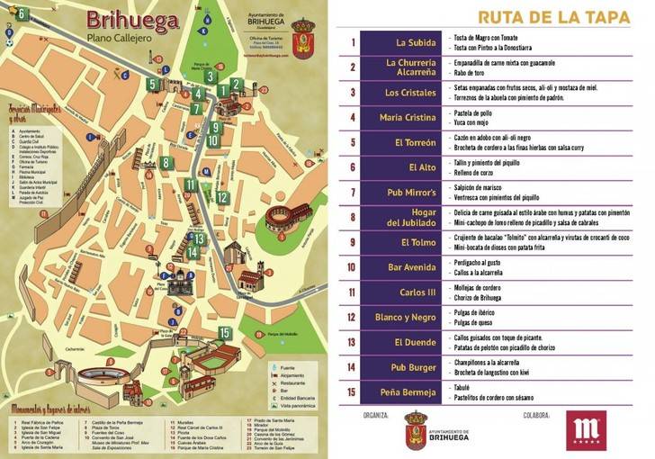 Tapas a un euro en el Día del Turista de Brihuega