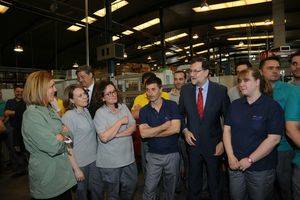 Cospedal muestra a Rajoy el potencial de las empresas del Corredor del Henares para crear empleo