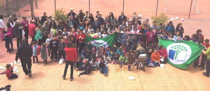 La Diputación entrega Banderas Verdes a colegios de la provincia en el 10º Encuentro Ecoescuelas en Tórtola de Henares