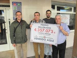 Un acertante de Guadalajara gana 4,3 millones en el Gordo de la Primitiva