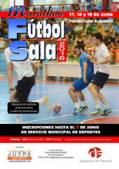 Abierta la inscripción en el Maratón de Fútbol Sala de Azuqueca 2016