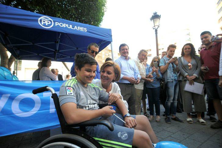 Cospedal: Con un Gobierno del PP, y en la época más difícil, hemos sacado al país de la quiebra entre todos y ahora no podemos desviar el rumbo