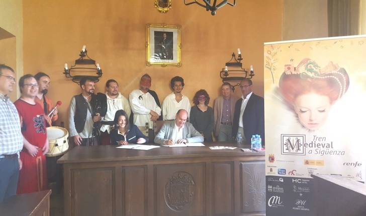 La Diputación continúa apoyando el desarrollo del Tren Medieval de Sigüenza