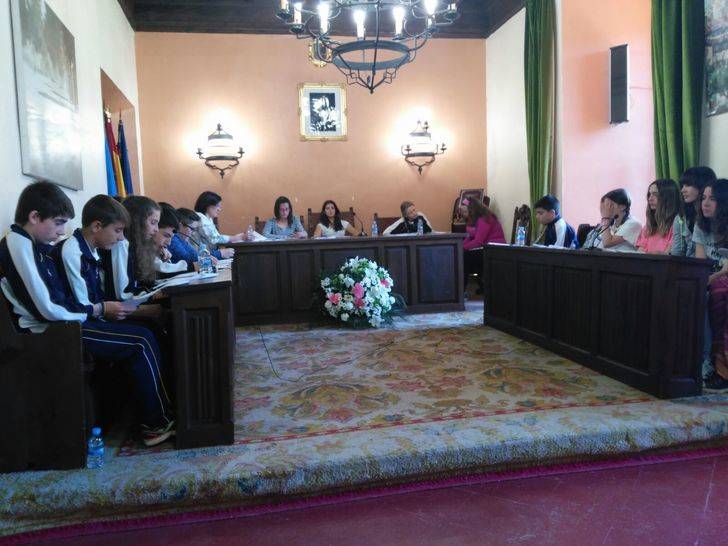 Celebrado el último pleno infantil del curso escolar 2015-2016 en Sigüenza