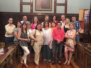 Profesores de ocho países europeos visitan la Diputación