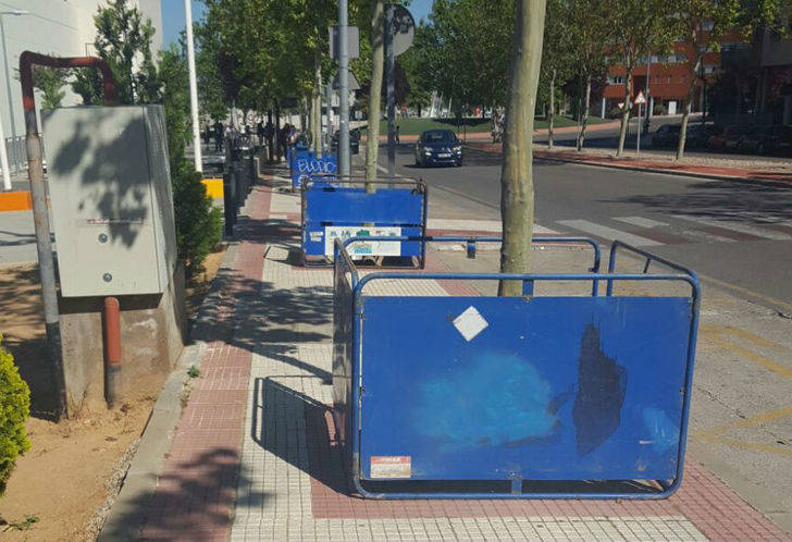 En marcha las obras de nivelado de alcorques en dos importantes vías de Guadalajara