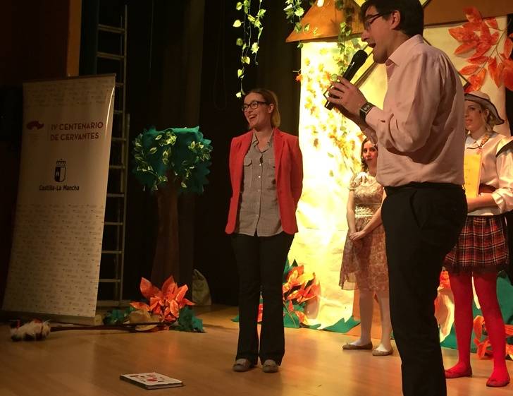 Más de 300 escolares de Sigüenza asisten a la representación teatral Quiero ser Quijote