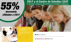 CSIF quiere ayudar a sus afiliados que vayan a opositar para el Sescam
