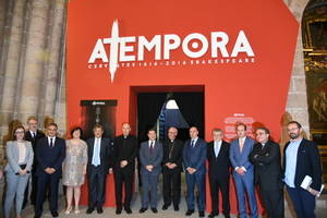 Inauguración de la exposición "A tempora, Cervantes 1616-2016 Shakespeare" en Sigüenza
