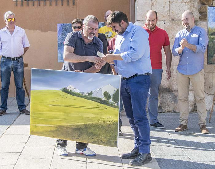 El Concurso de Pintura Rápida volvió a vestir de arte Marchamalo pese a la amenaza de lluvia
