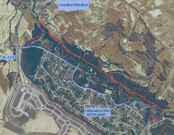 La propuesta de Ciudadanos para el desarrollo de una senda peatonal en la Urbanización Sotolargo será una realidad