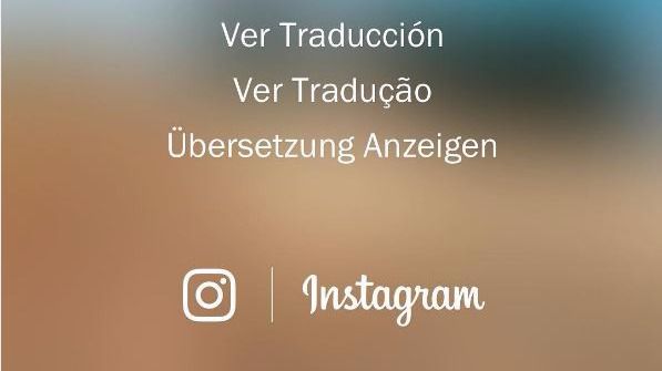Instagram con un traductor automático