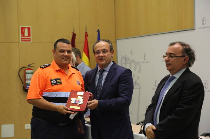 La agrupación de voluntarios de Sacedón, premiada por su labor en la Gala de Protección Civil de Castilla La Mancha