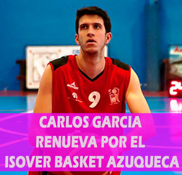 Carlos García renueva por quinta temporada con el Isover Basket Azuqueca