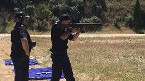 La Policía Nacional realiza un curso de actualización en el manejo de armas largas en Uceda