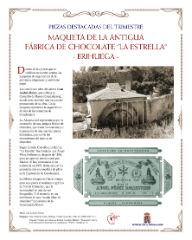 Exposición de la antigua fábrica de chocolate de Brihuega Posada del Cordón de Atienza