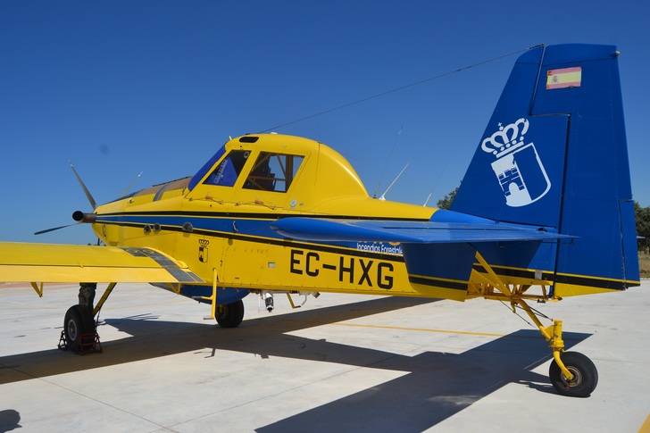 El nuevo aeródromo de Peralveche, estratégico para la Campaña de Extinción de Incendios de este verano