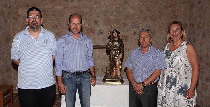 Comienzan las fiestas de Cereceda con la bendición de la nueva imagen de San Roque