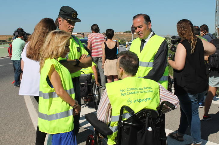 Gregorio presenta la campaña especial de la DGT de vigilancia de las condiciones del vehículo en colaboración con Aspaym