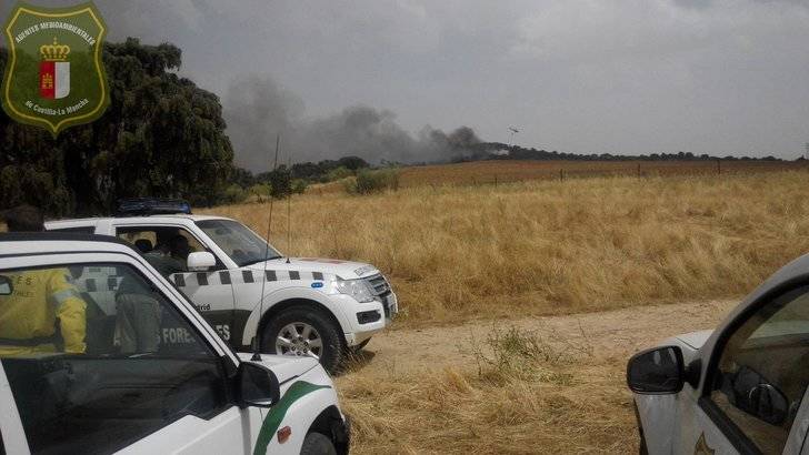 Controlado el incendio de Uceda que ha arrasado unas 300 hectáreas