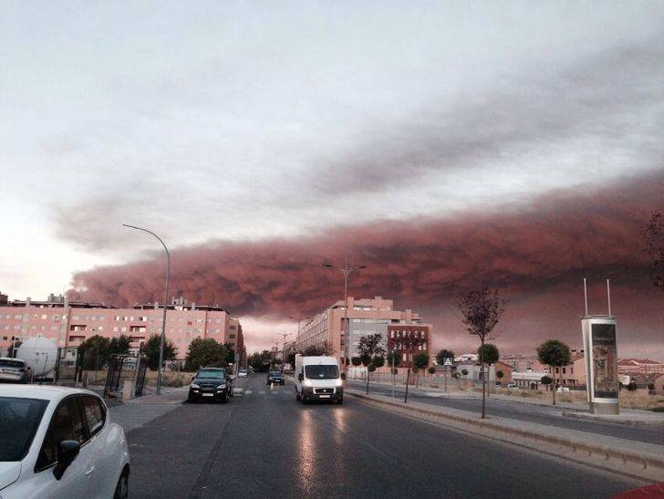 La calidad del aire cerca del fuego de Chiloeches es 