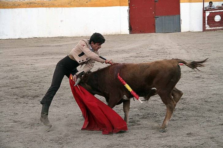 El trujillano José Rojo, triunfador en el primer festejo taurino de las fiestas de Pastrana