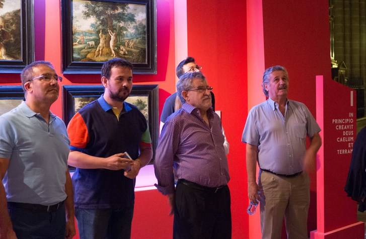 Más de 800 personas pasaron el pasado martes por la exposición aTempora, la jornada con mayor número de visitantes