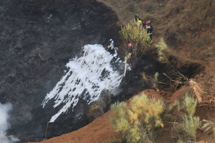 La planta de Chiloeches era un cóctel perfecto para un incendio : 