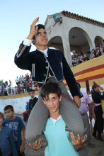 El trujillano José Rojo, triunfador en el primer festejo taurino de las fiestas de Pastrana