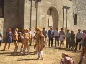 El presidente de la Diputación asiste a la fiesta de la Virgen del Pinar de Galve de Sorbe