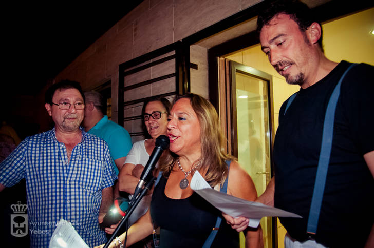 Yebes se sumerge de lleno en sus fiestas patronales con la lectura del pregón a cargo de la Peña El Patio