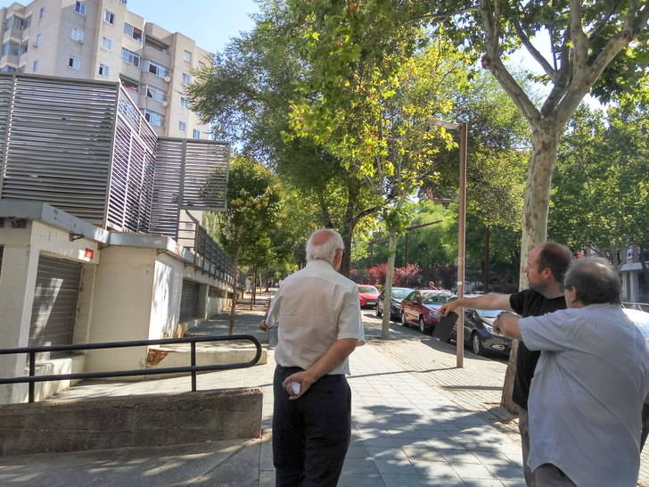 Los concejales de Ciudadanos lamentan el estado del barrio de La Rambla en Guadalajara