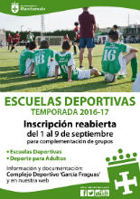 Reabierta la inscripción de las Escuelas Deportivas de Marchamalo